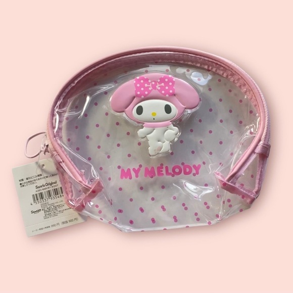 My Melody Pink Clear Makeup Bag - Picture 1 of 2